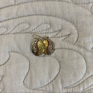 Yellow Costume jewelry earrings